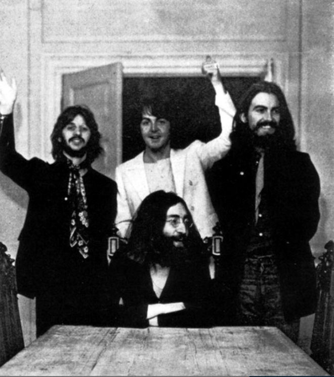 1969年8月22日，甲壳虫乐队在一起的最后一张照片。