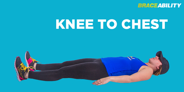 Knee to Chest Exercise to Help with Your Strained Back Muscle
