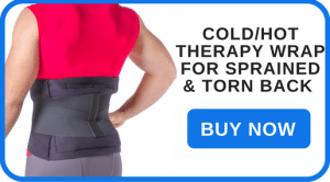 Cold & Hot Therapy Wrap for a Pulled, Sprained, or Torn Muscle in Your Back